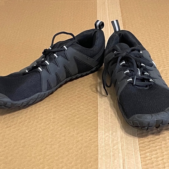 Weweya Barefoot Mens Size EU 48 Minimalist Running Cross Training Shoes Black - Picture 2 of 11